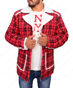 Deadpool Ryan Reynolds Red Checkered Jacket