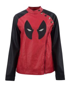Deadpool Womens Leather Jacket