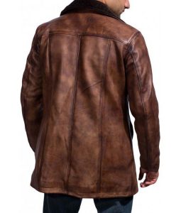 Hugh Jackman Leather Coat