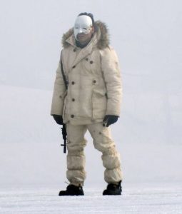 James Bond 25 Masked Gunman Parka Coat