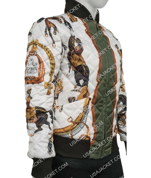 Lily Collins Emily in Paris Season 02 Bomber Jacket