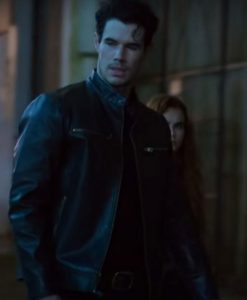 Wicked 2021 Ran Black Leather Jacket