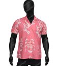 Hot Ones Show Chris Hemsworth Pink Viscose Silk Shirt