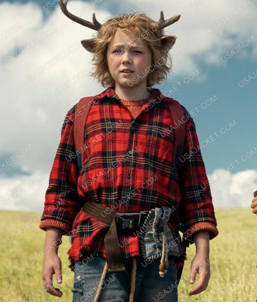Sweet Tooth Final Season Christian Convery Plaid Jacket