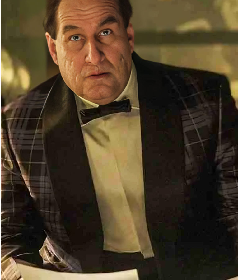 The Penguin Colin Farrell Checkered Tuxedo Oswald Cobblepot Tuxedo