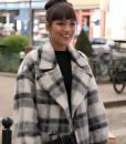 Genevieve Emily in Paris S04 Thalia Besson Plaid Coat