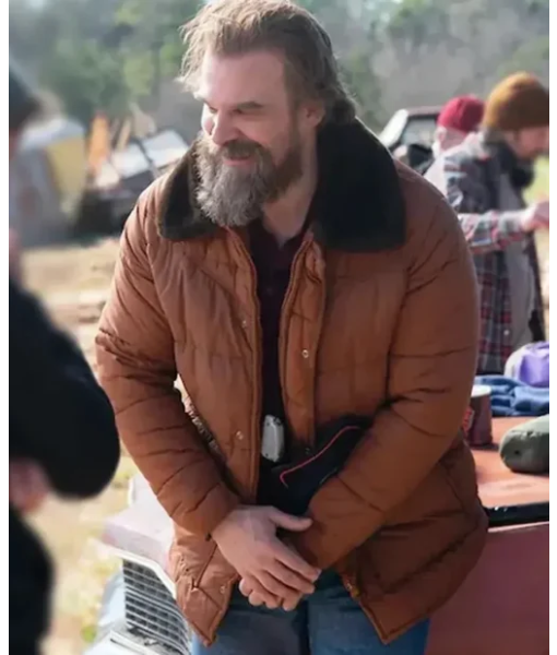 Jim Hopper Stranger Things S05 David Harbour Puffer Jacket