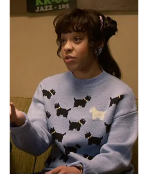 Stranger Things S05 Priah Ferguson Dog Sweater