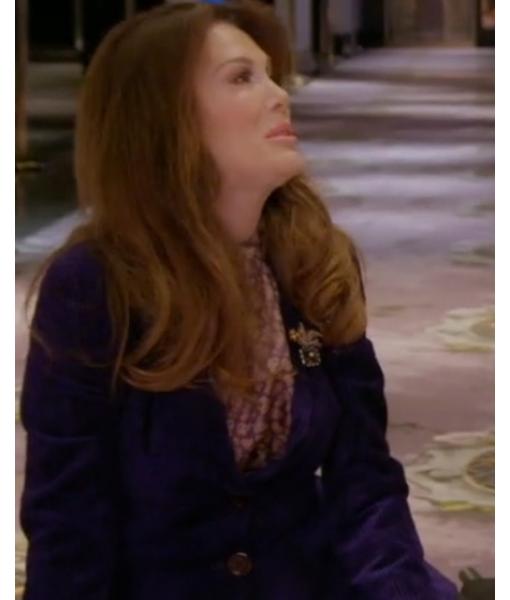 Vanderpump Rules Lisa Las Vegas 2026 Purple Velvet Blazer
